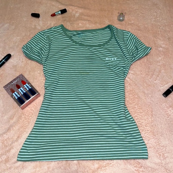 ROXY top stripe t-shirt short sleeve - Picture 1 of 7
